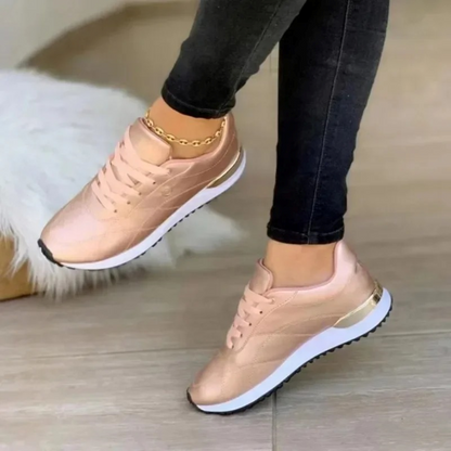 Bequeme Leder Damen Sneakers - Celia