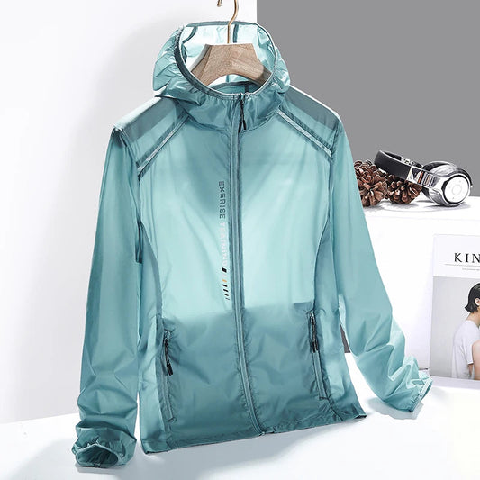 Leichte Windjacke Damen für Outdoor-Aktivitäten, Atmungsaktiv und Winddicht 0