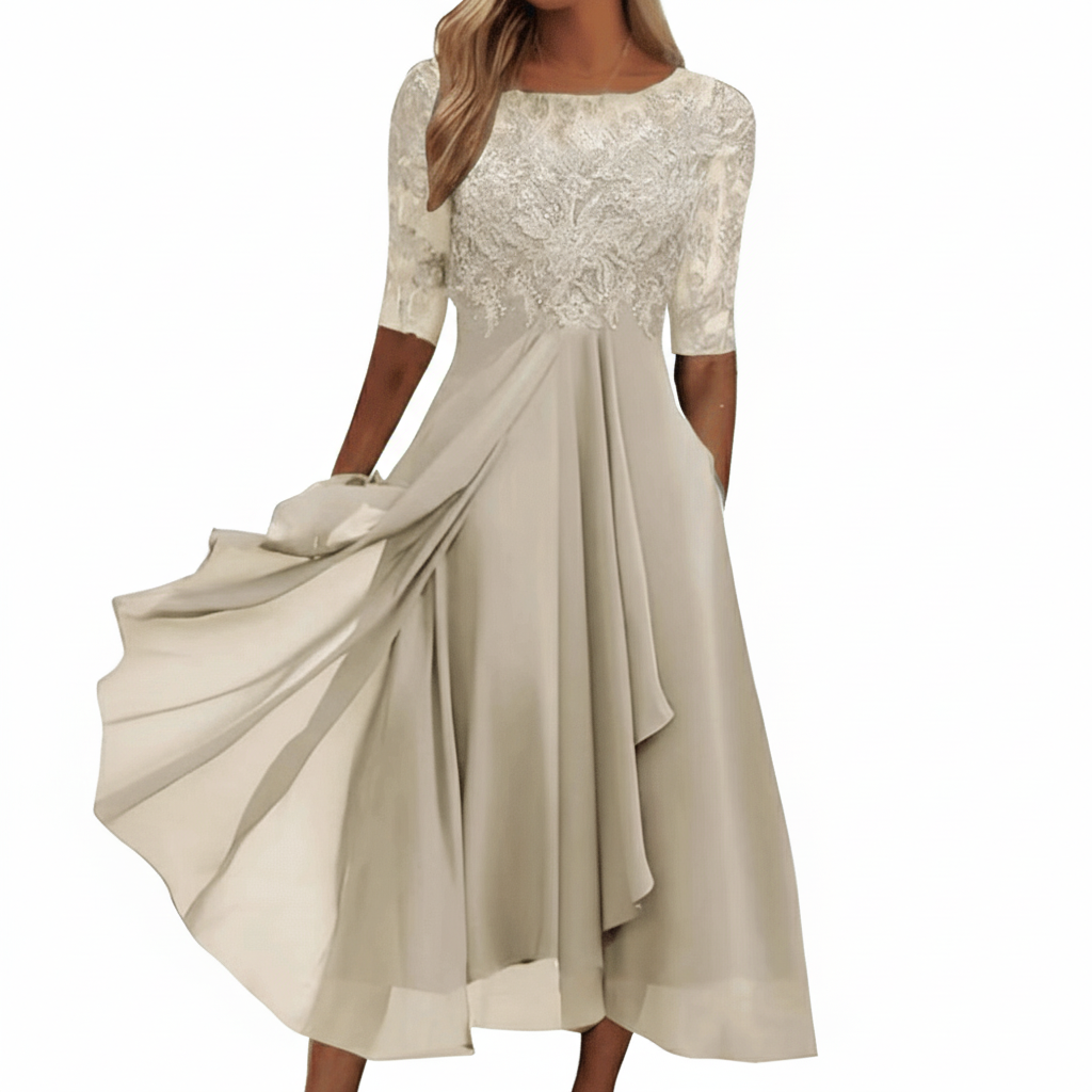 Leichtes Chiffonkleid - FlowingDelight 