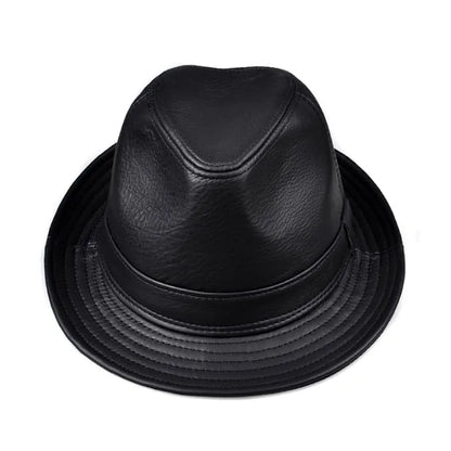 Arthur | Genuine Leather Trilby Hat