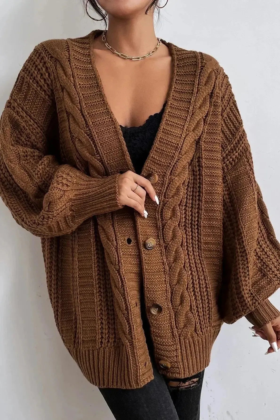 Lina Oversize Pletený Svetr
