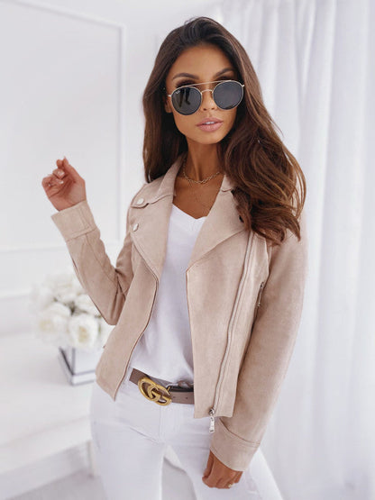 Lina Sim™ Women's faux suede jacket