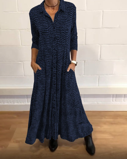 Linda Pignato™ Elegant dress with pockets