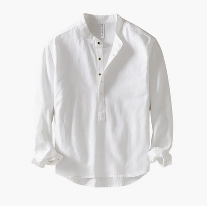 Fintan | Camisa Henley Manga Larga Hombre