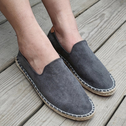 Loafers heren | Espadrilles instappers met slip-on design
