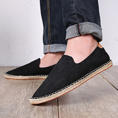 Loafers heren | Espadrilles instappers met slip-on design