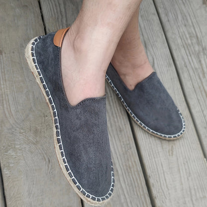 Loafers heren | Espadrilles instappers met slip-on design