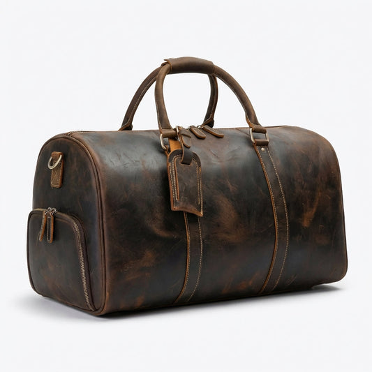 Logan | Unisex Duffel Bag With Structured Design And Durable Zip Fastening | Functional