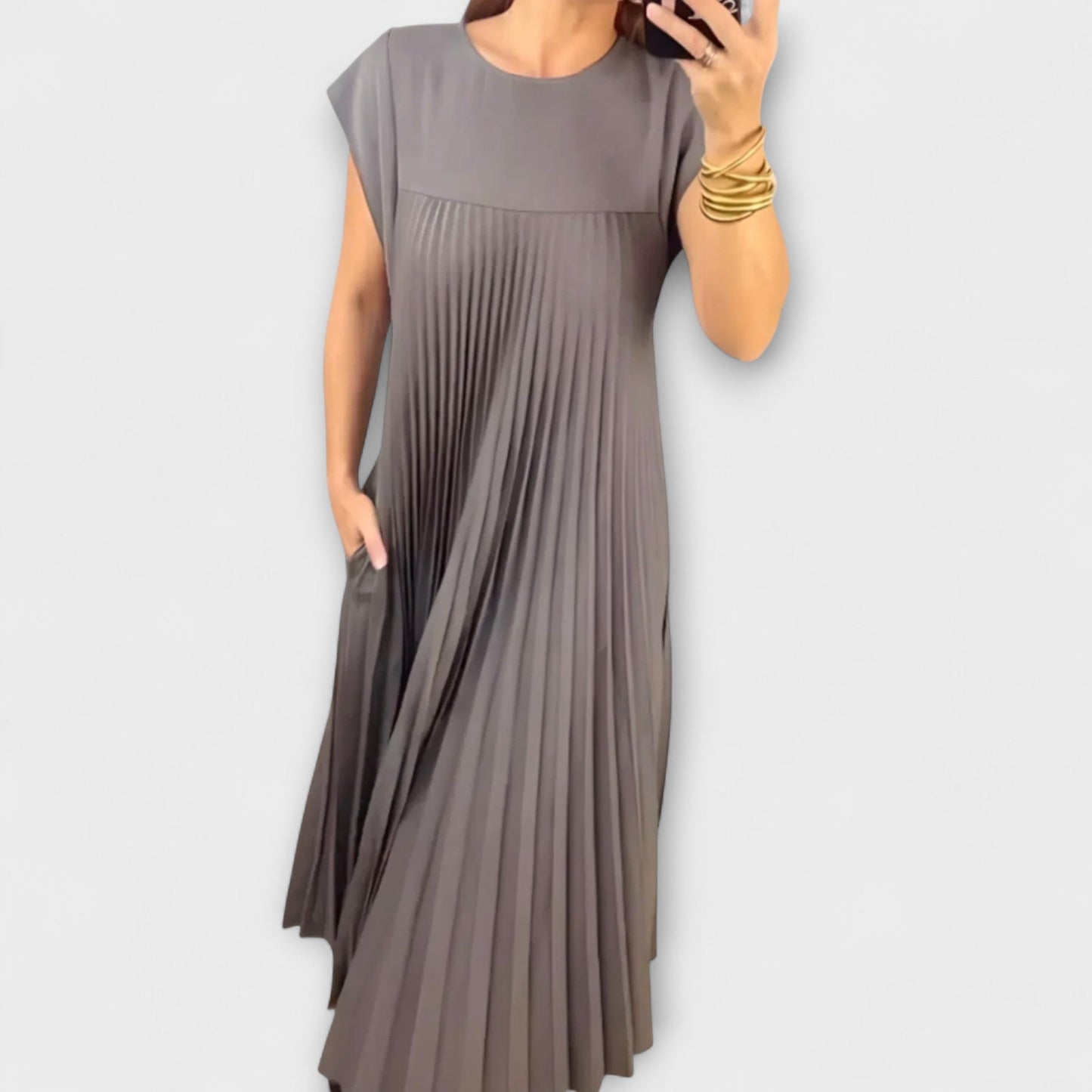 Zairelle – Elegantní Plisovaná Šaty