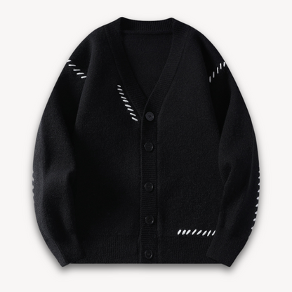 Loravelle | Zachte wolmix cardigan met knoopfront 3