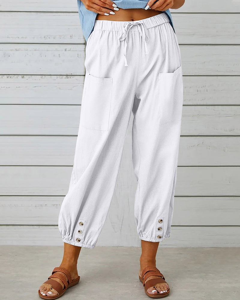 Losse Broek Dames | Hoge taille & Vrije Bewegingsruimte