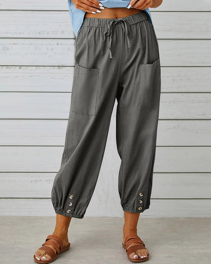 Losse Broek Dames | Hoge taille & Vrije Bewegingsruimte