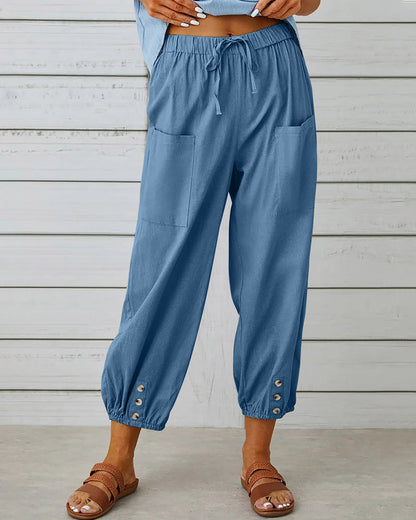 Losse Broek Dames | Hoge taille & Vrije Bewegingsruimte