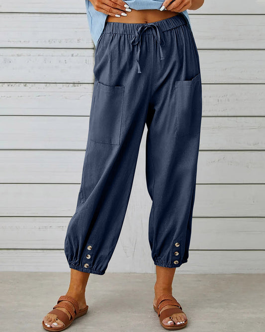 Losse Broek Dames | Hoge taille & Vrije Bewegingsruimte