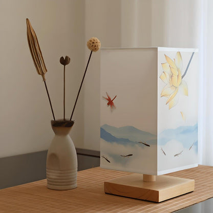 TokyoLume - Lampe à poser compacte avec lumière douce et forme carrée moderne
