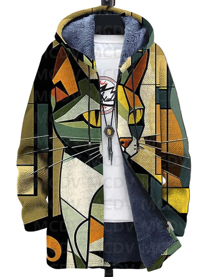 Lucas | Unisex-Kapuzenjacke, inspiriert von luxuriöser Kunst
