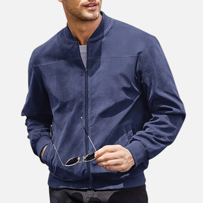 Lucas | Men's Jacket With Zip Closure And Long Sleeve | Minimalist