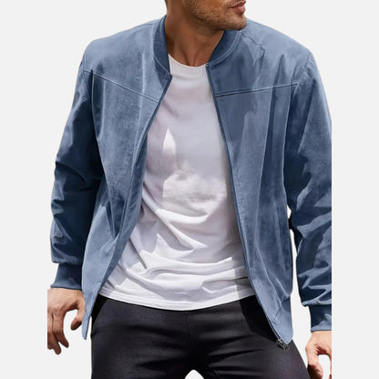 Lucas | Men's Jacket With Zip Closure And Long Sleeve | Minimalist