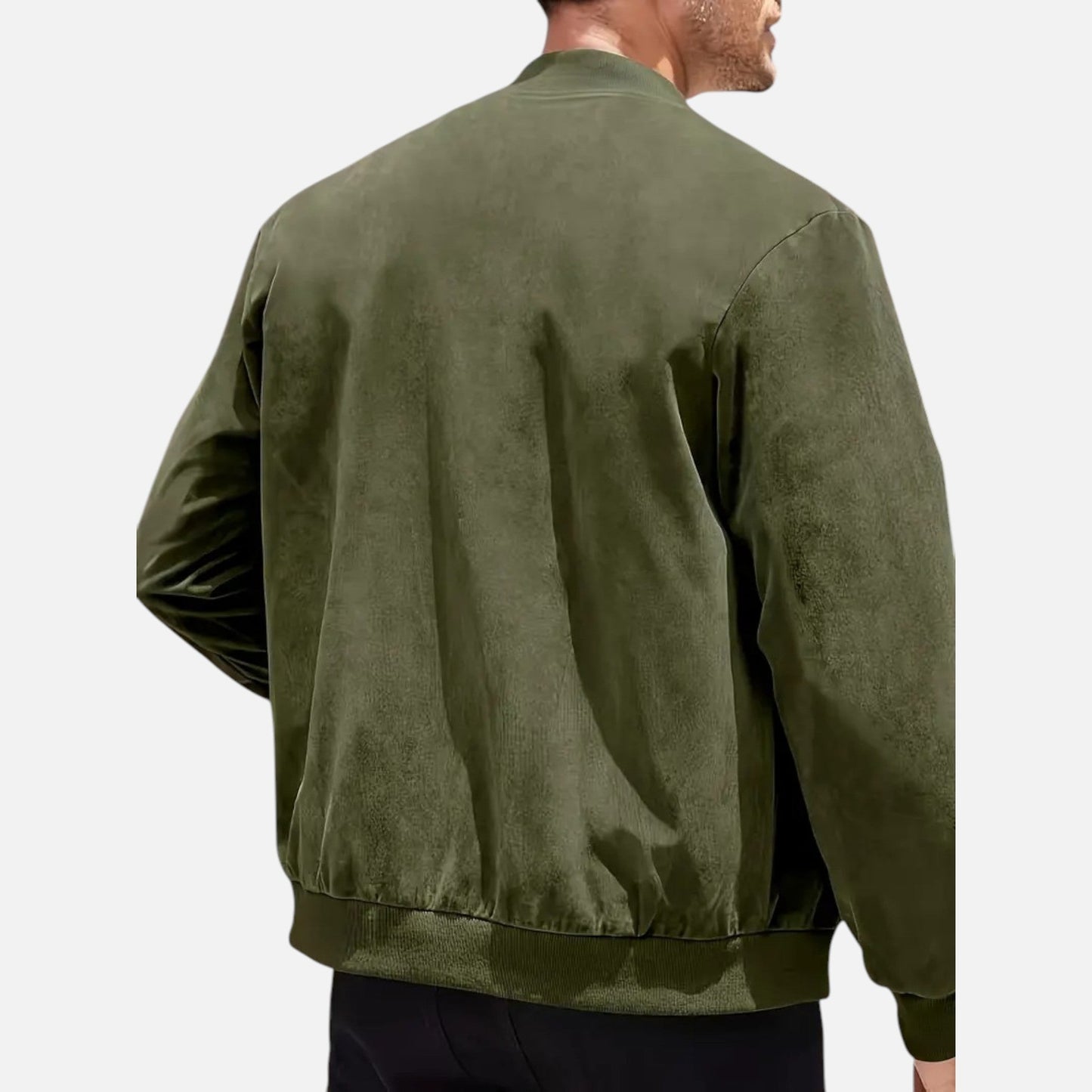 Lucas | Men's Jacket With Zip Closure And Long Sleeve | Minimalist