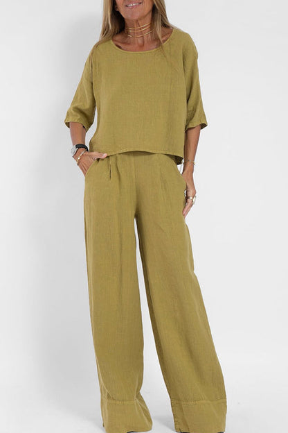 Soraya – Linen Summer Co Ord Set