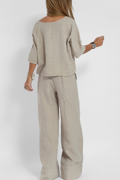 Soraya – Linen Summer Co Ord Set