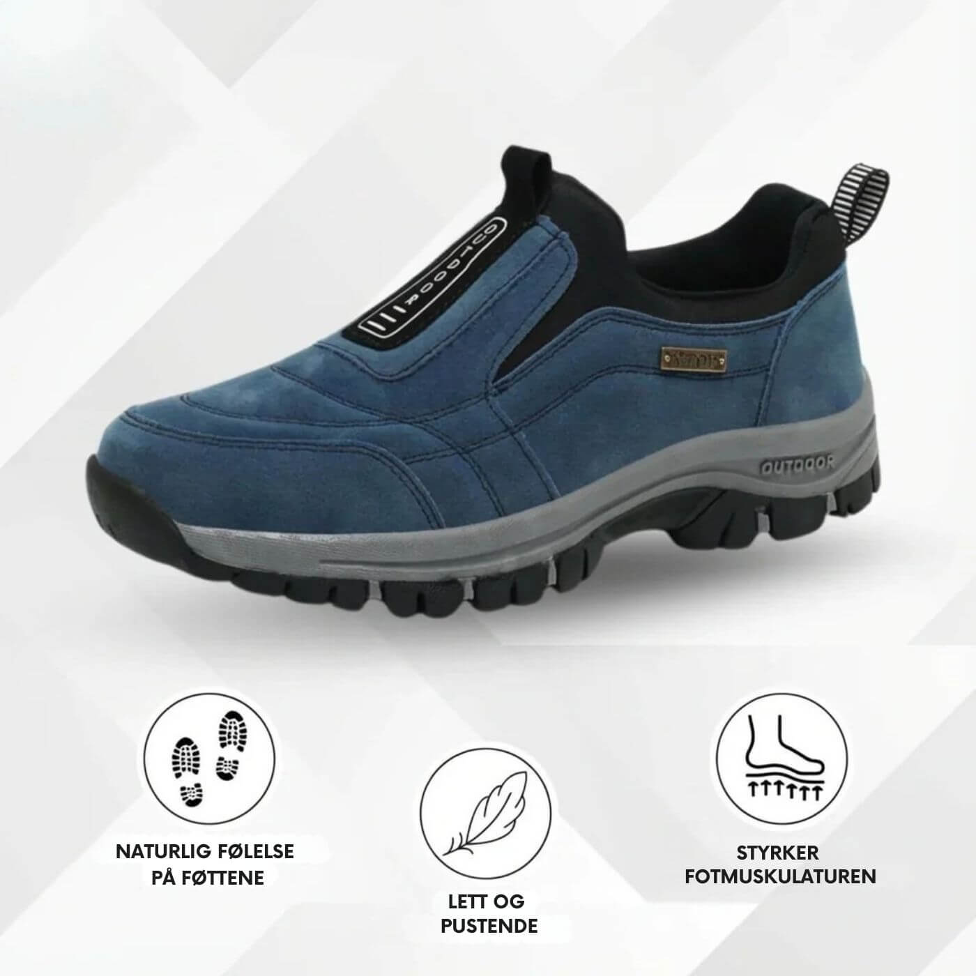 Lukas | Komfortable Ortopediske Slip On Sko