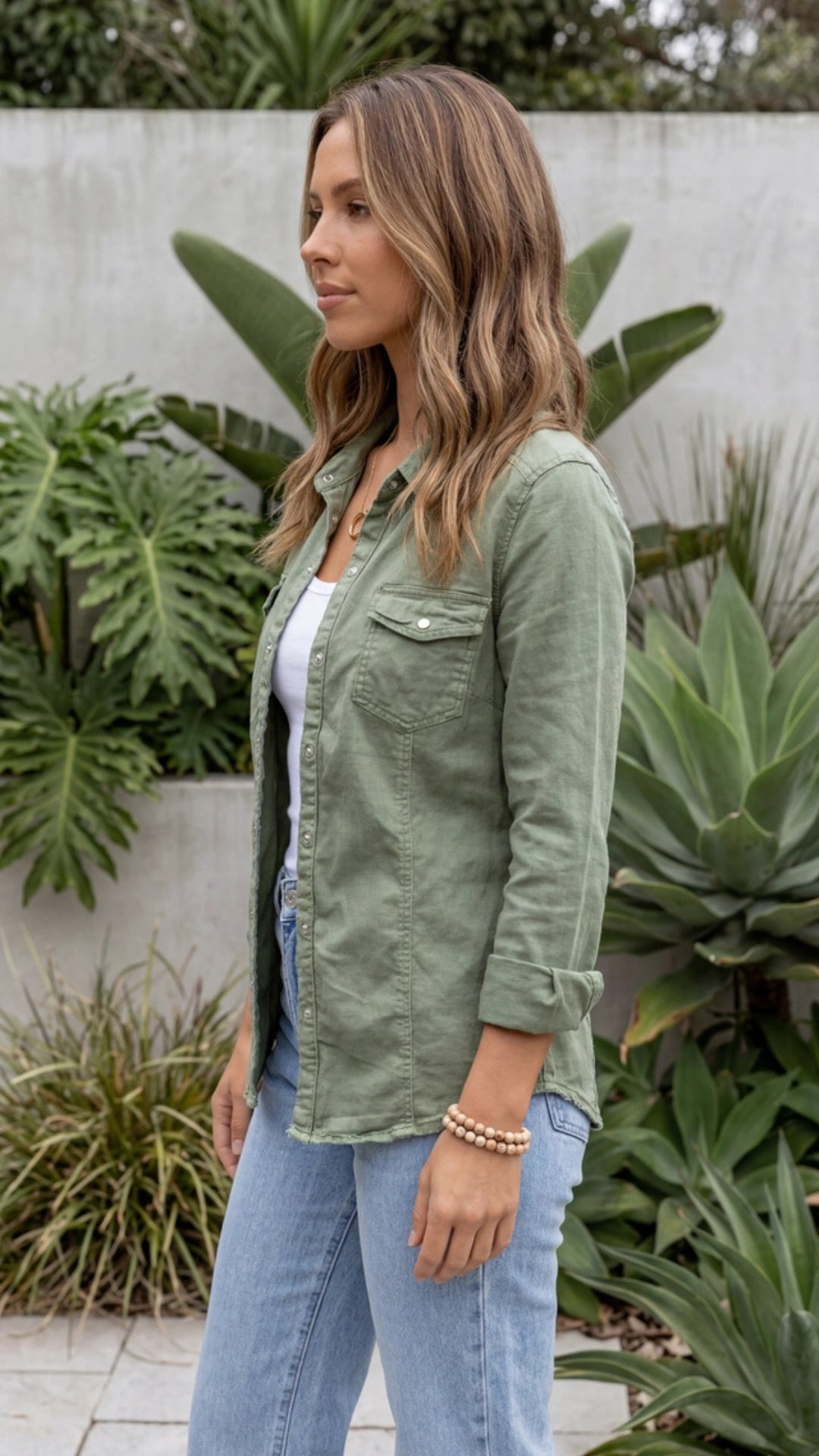 Women's Button Up Denim Jacket
