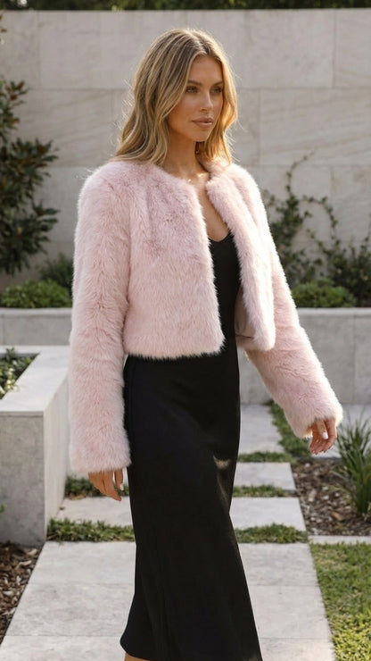 Women's Faux Fur Short Jacket