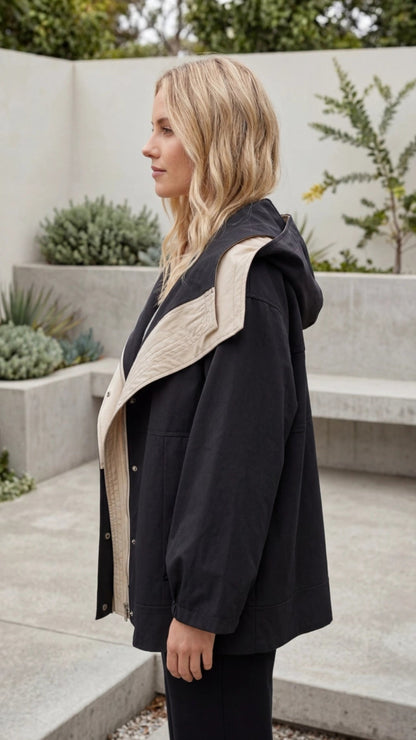 Women's Hooded Windbreaker Jacket