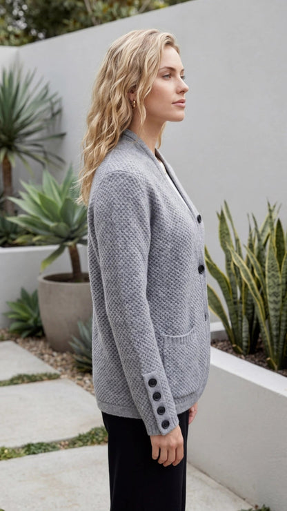 Women’s Knit Cardigan with Button Front