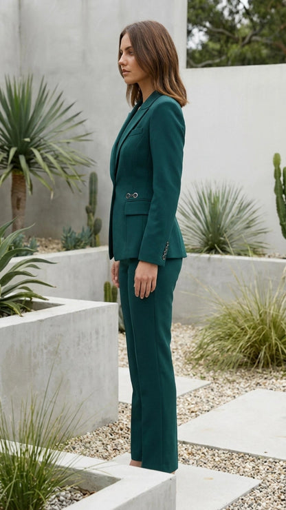 Women’s Matching Two Piece Blazer Pants Set