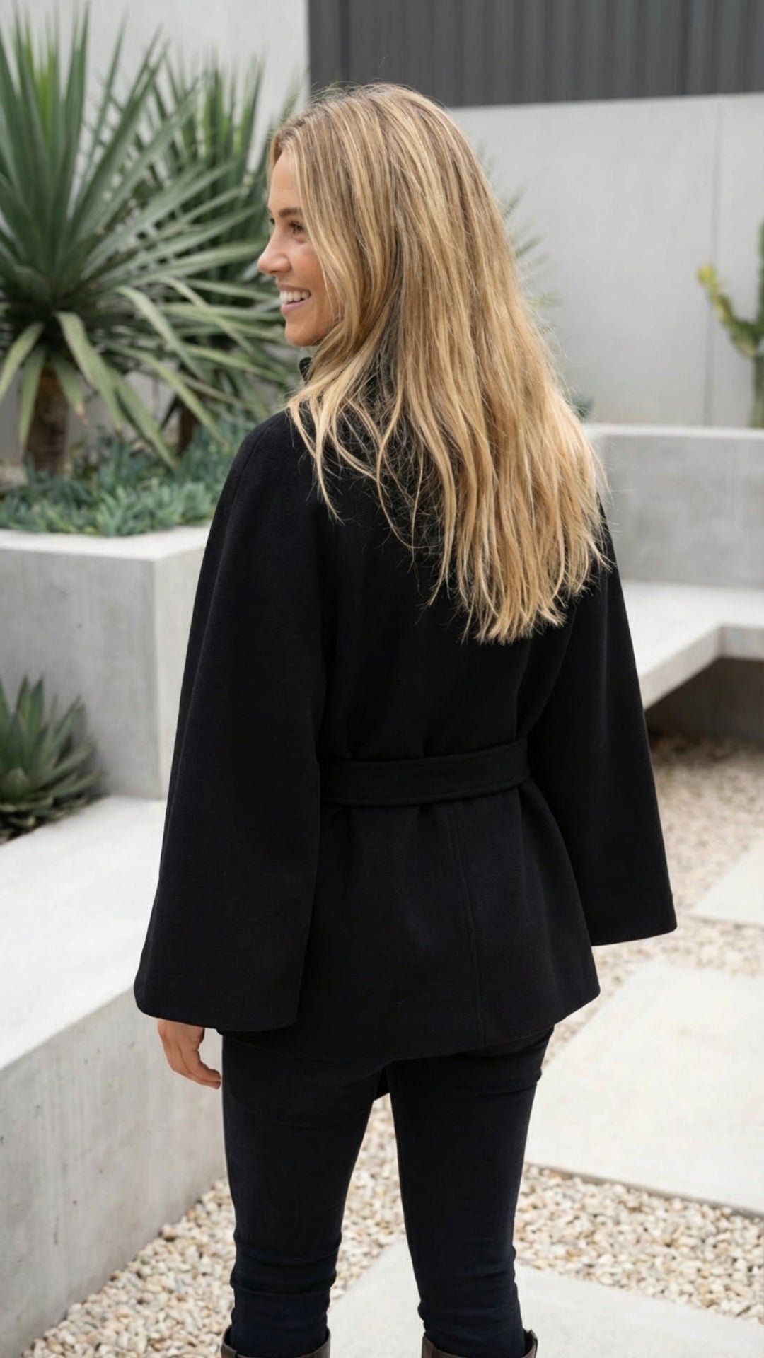 Women's Short Belted Coat
