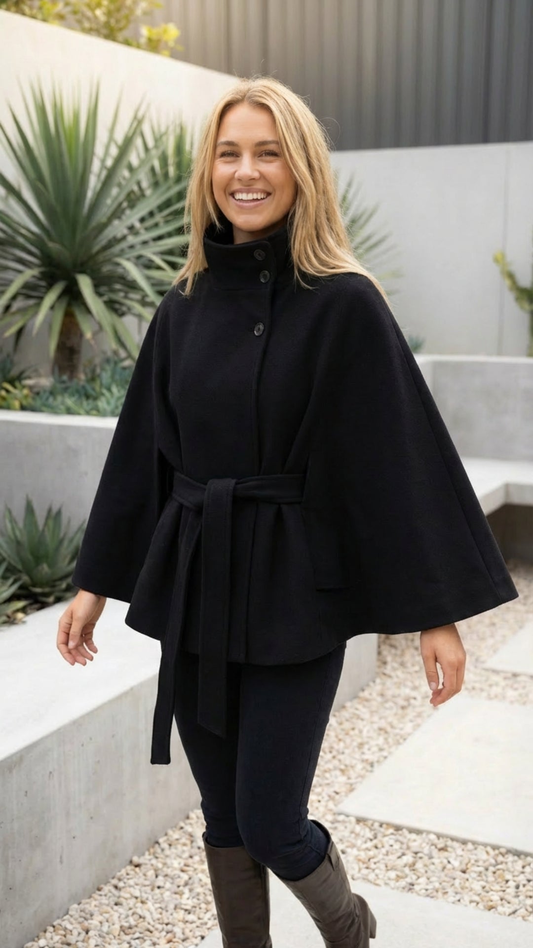 Women's Short Belted Coat