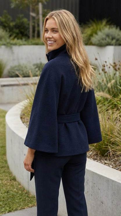 Women's Short Belted Coat