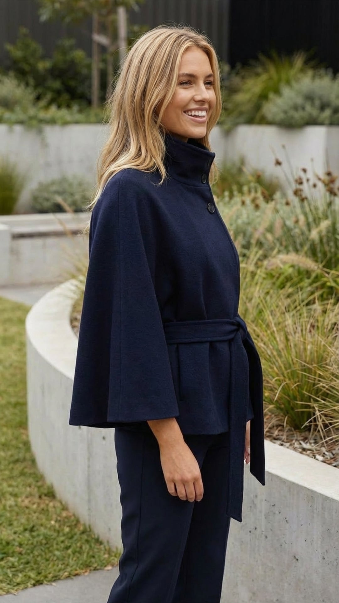 Women's Short Belted Coat
