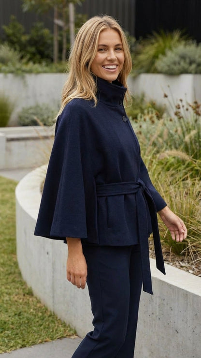 Women's Short Belted Coat