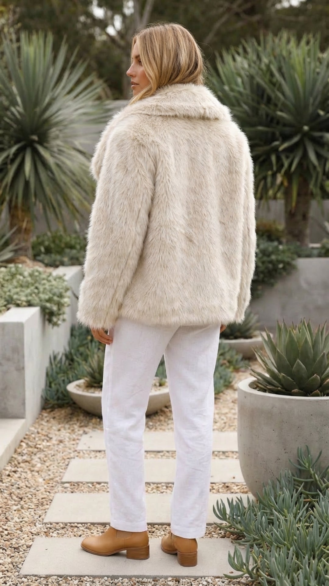 Women's Soft Faux Fur Jacket
