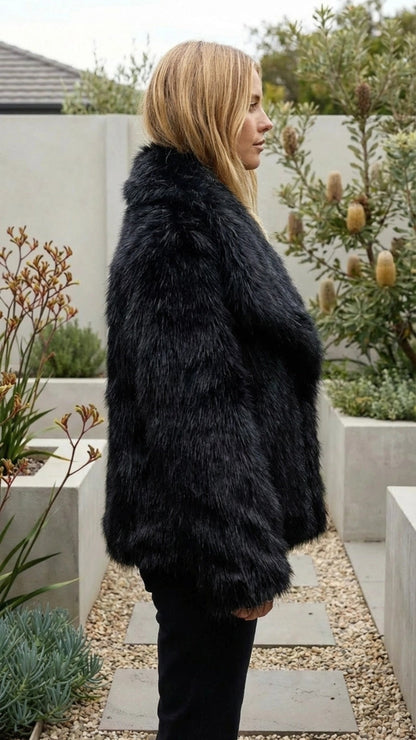 Women's Soft Faux Fur Jacket