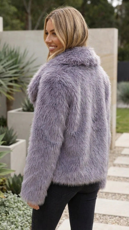 Women's Soft Faux Fur Jacket