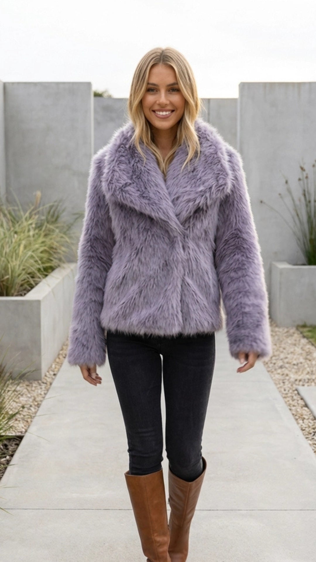 Women's Soft Faux Fur Jacket