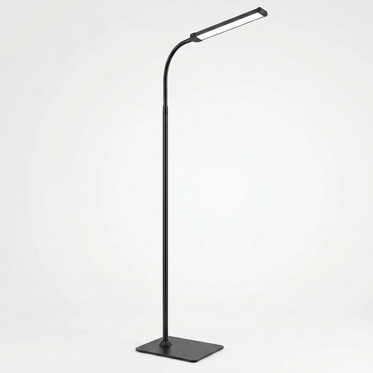 Lumivex - Dimmable Gooseneck LED Floor Lamp- Adjustable Reading Light