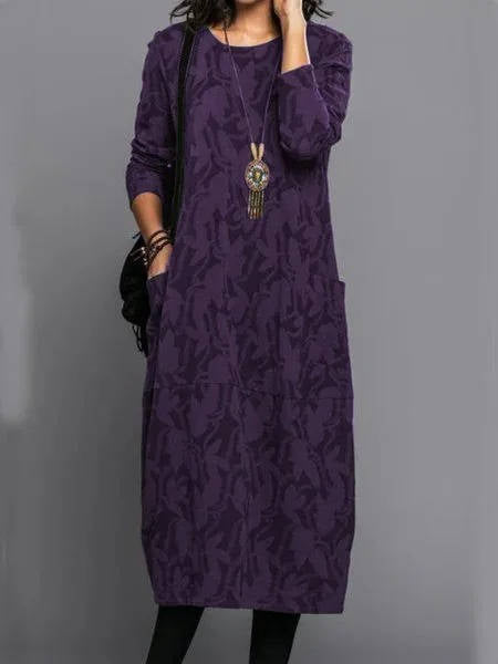 Luna Midi Dress | Soft Cotton Blend, Floral Print, Relaxed Fit 6