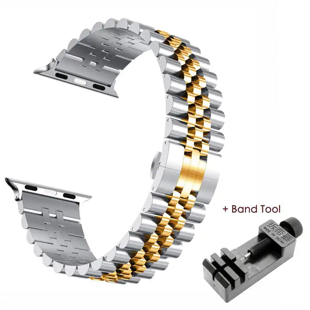 LuxeBand | Edelstahlarmband für Apple Watch 43