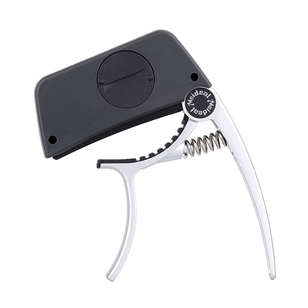 Luxora 2-in-1 Guitar Tuner with LCD Display and Capo for All String Instruments 7