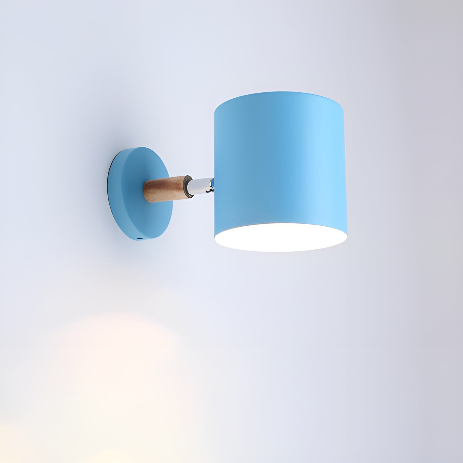 Luxora Adjustable Wall Lamp with Scandinavian Design and Pastel Shades