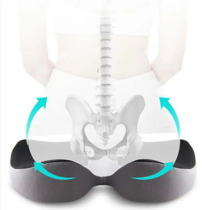 Luxora Ergonomic Seat Cushion for Sciatica Relief and Comfort in Car or Office 4