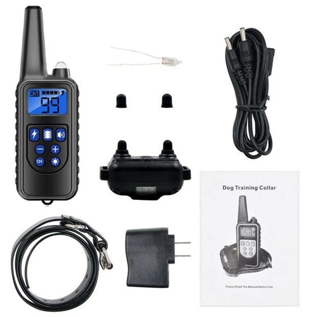 Luxora Rechargeable Waterproof Dog Training Collar with Remote, Multi-Mode Shock and Vibration 4
