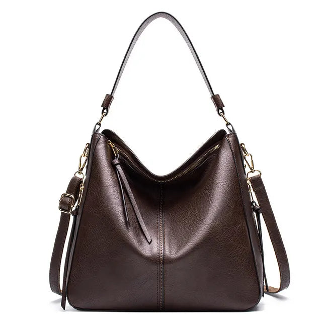 Grand sac en cuir de style vintage
