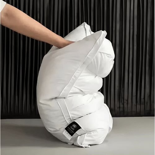 DREAMFEATHER – Luxe Ganzendons Kussen voor een Verkwikkende Slaap