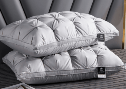 DREAMFEATHER – Luxe Ganzendons Kussen voor een Verkwikkende Slaap